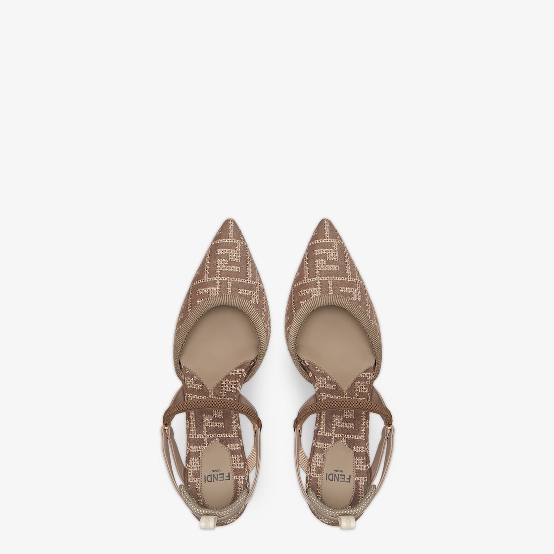 Fendi pointed 2024 toe flats