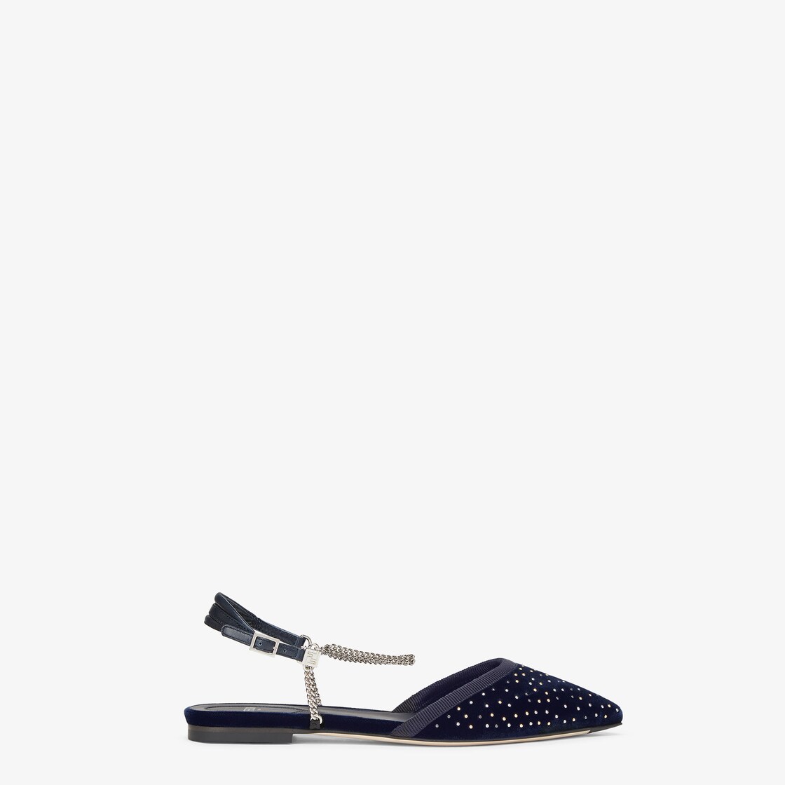 Fendi pointed best sale toe flats