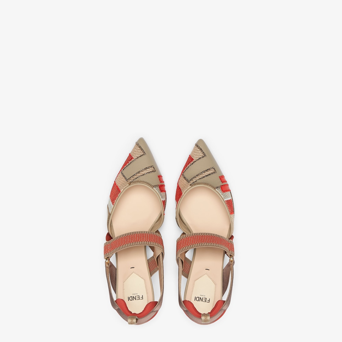 Fendi red clearance shoes