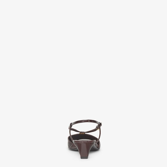 Fendi Slingbacks with square toe and straps that wrap around | Thumbnail 3