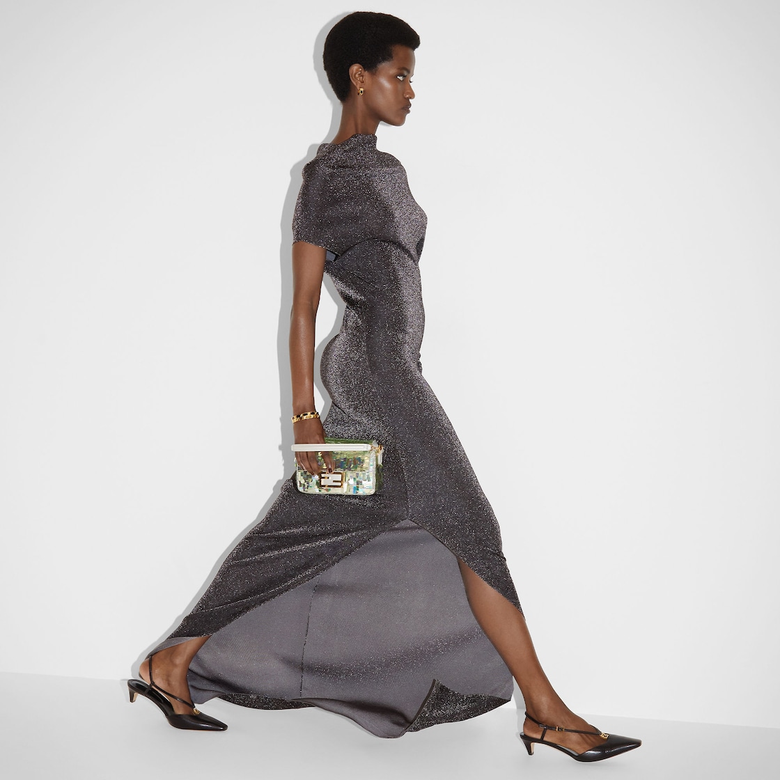 フェンディ フォールド レザー ブラック | Fendi フェンディ フォールド レザー ブラック | Fendi