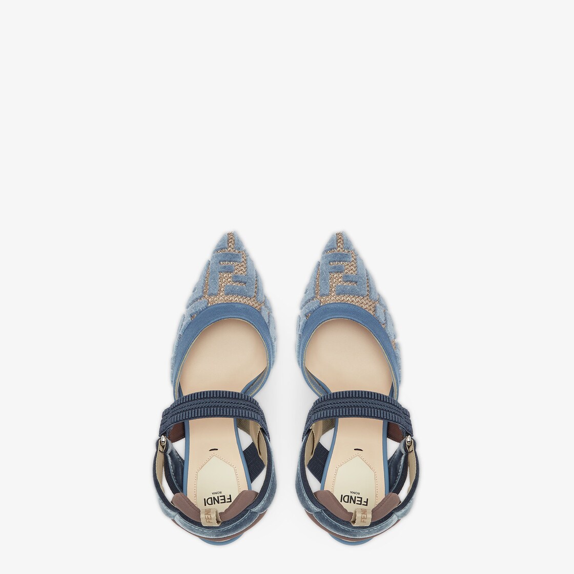 Fendi slingback shoes online