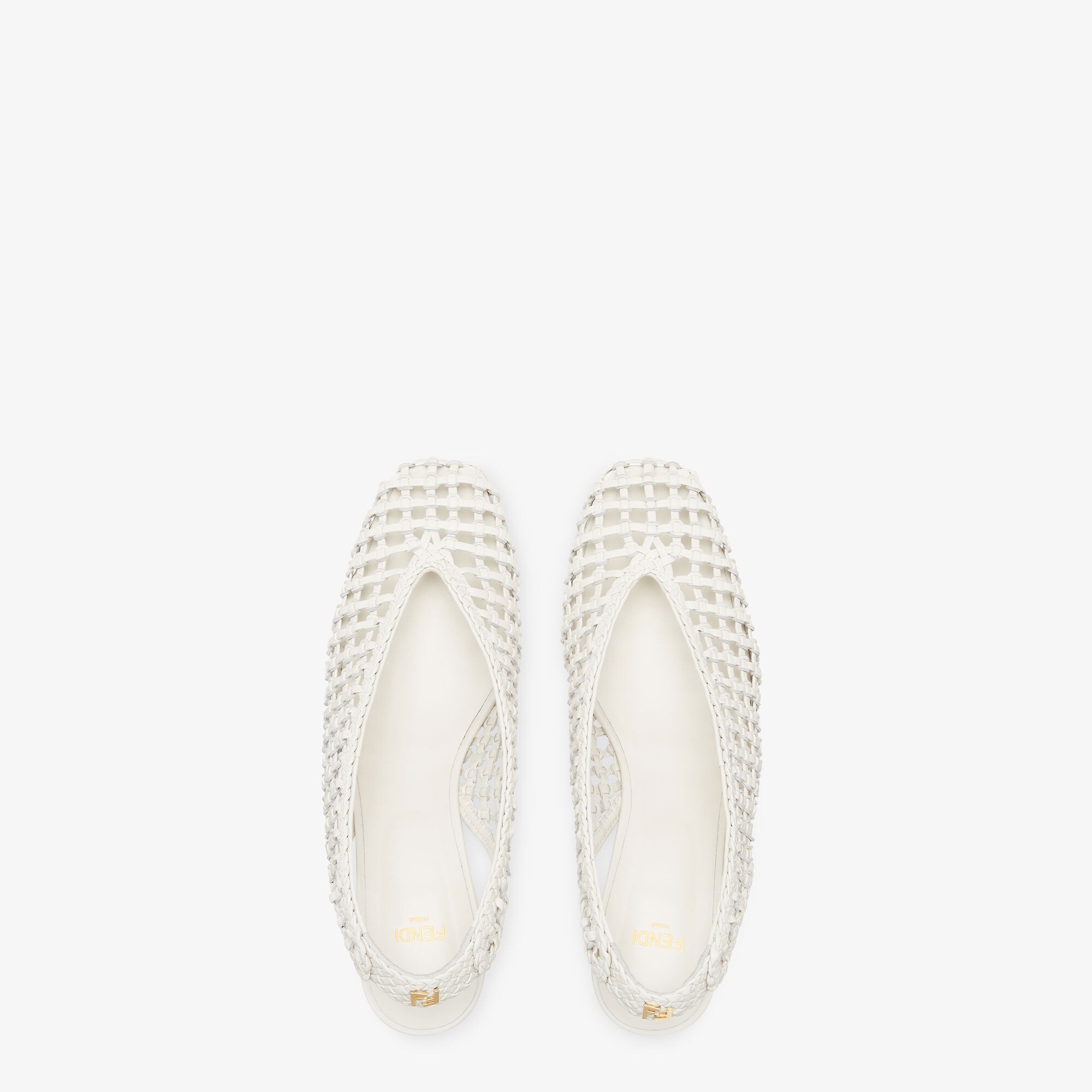 Slingbacks Leather White | Fendi