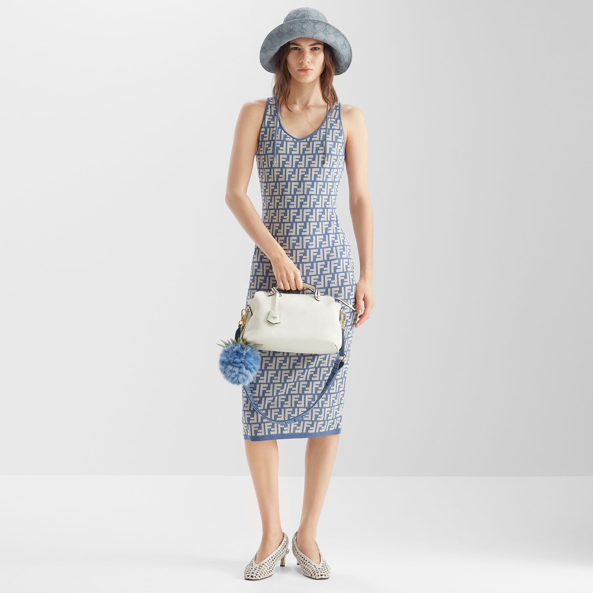 Slingbacks Leather White | Fendi Slingbacks Leather White | Fendi
