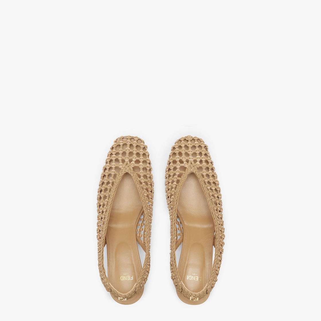 Slingbacks Leather Beige - Image 4/5