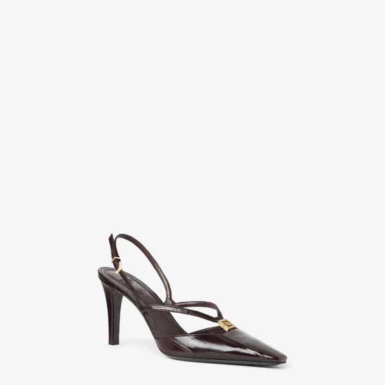 Fendi Slingbacks with square toe and straps that wrap around | Thumbnail 2