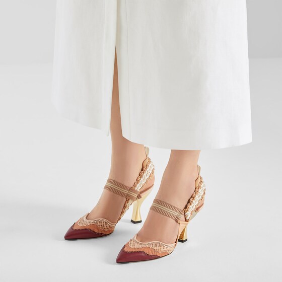 Fendi Streamlined and feminine Iconic Colibrì slingbacks | Thumbnail 5