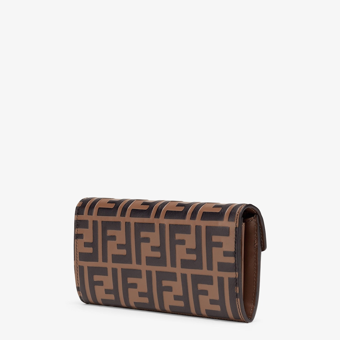 Continental - Brown leather wallet | Fendi