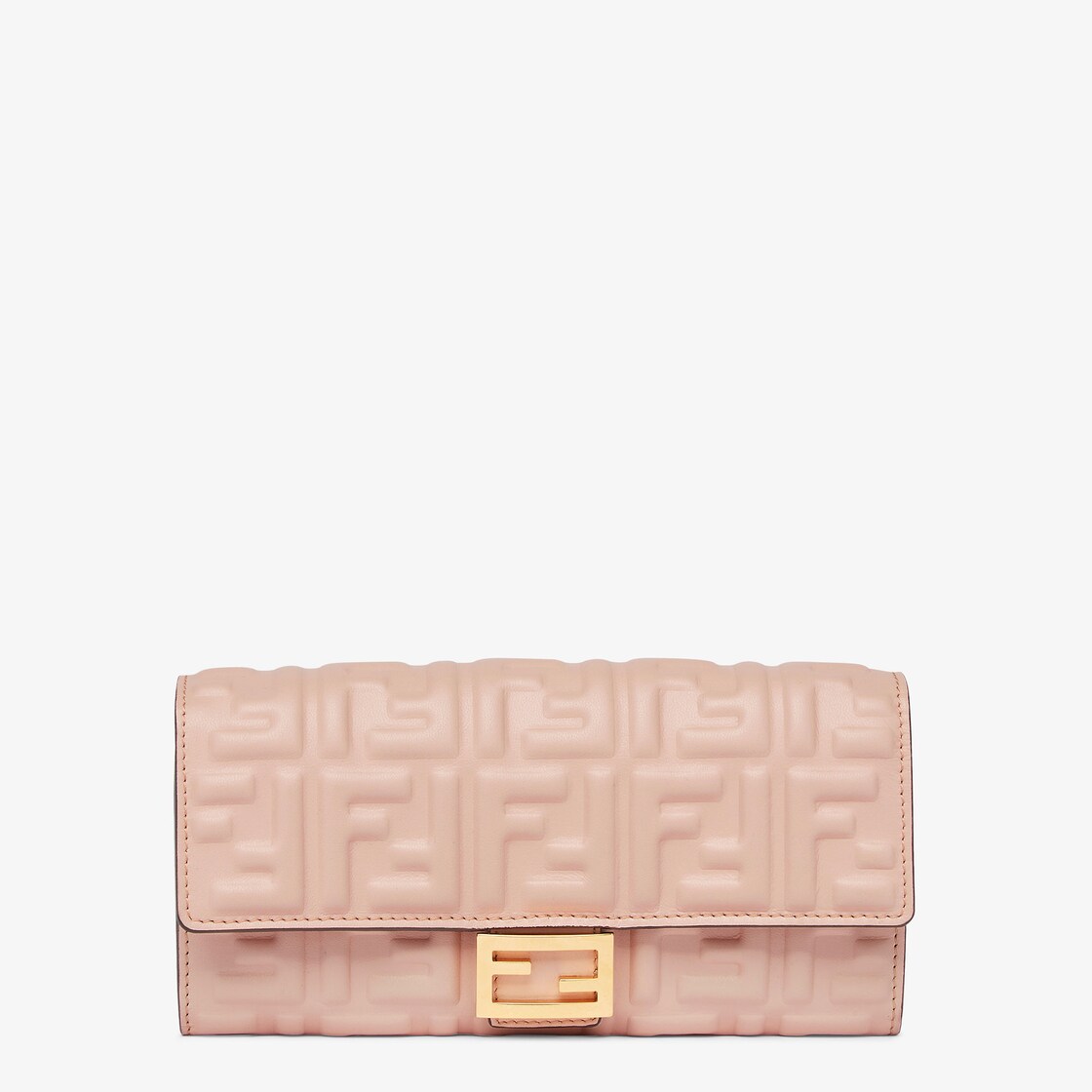 FENDI フェンディ バゲット コンチネンタル ナッパレザー チェーン付