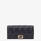 バゲット コンチネンタル財布 - ブラックナッパレザー ウォレット | Fendi