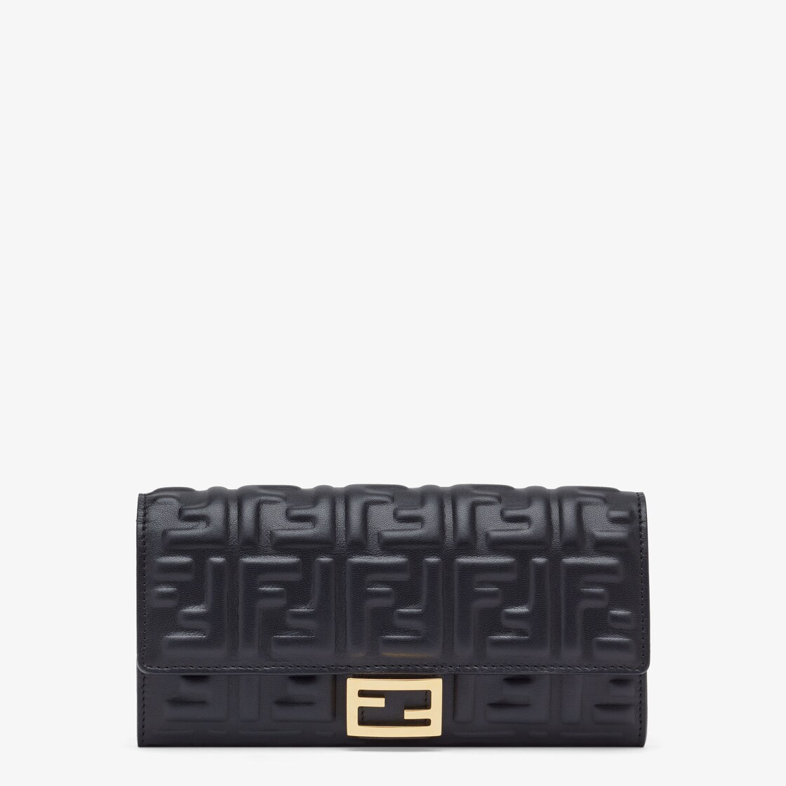 バゲット 長財布 レザー ブラック | Fendi バゲット 長財布 レザー ブラック | Fendi