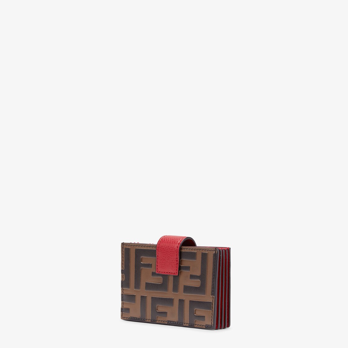 LEATHER VERTICAL CARD HOLDER for Men - Fendi