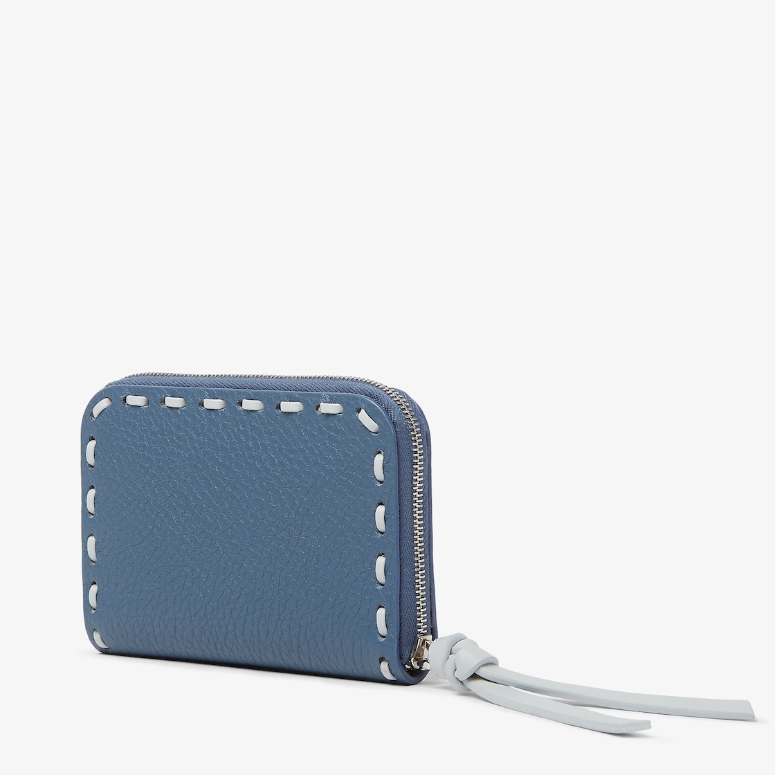 Zip Around Peekaboo Mini Cuoio Romano leather Blue - Image 2/3