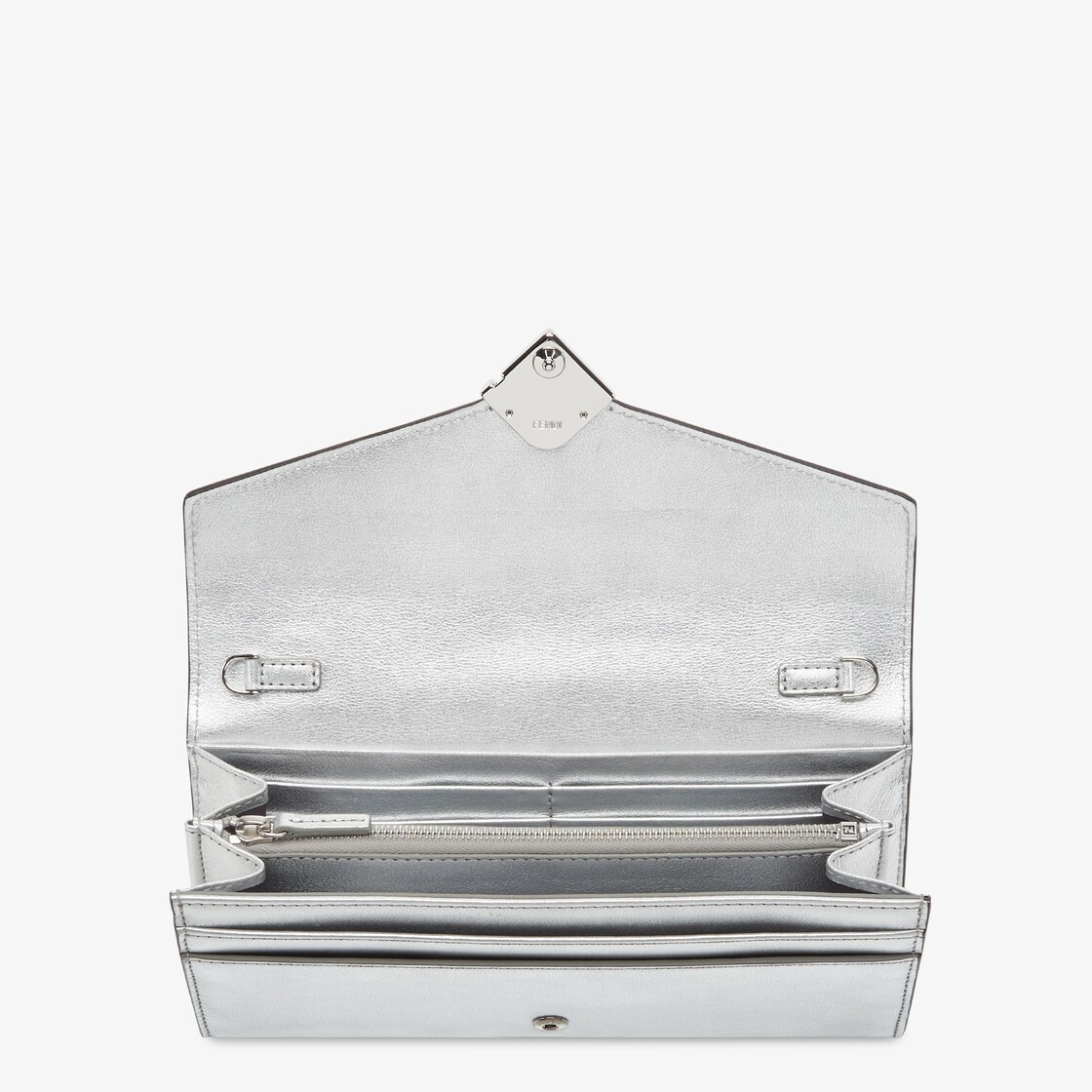 FF Diamonds Continental With Chain Leather Silver - Image 4/4