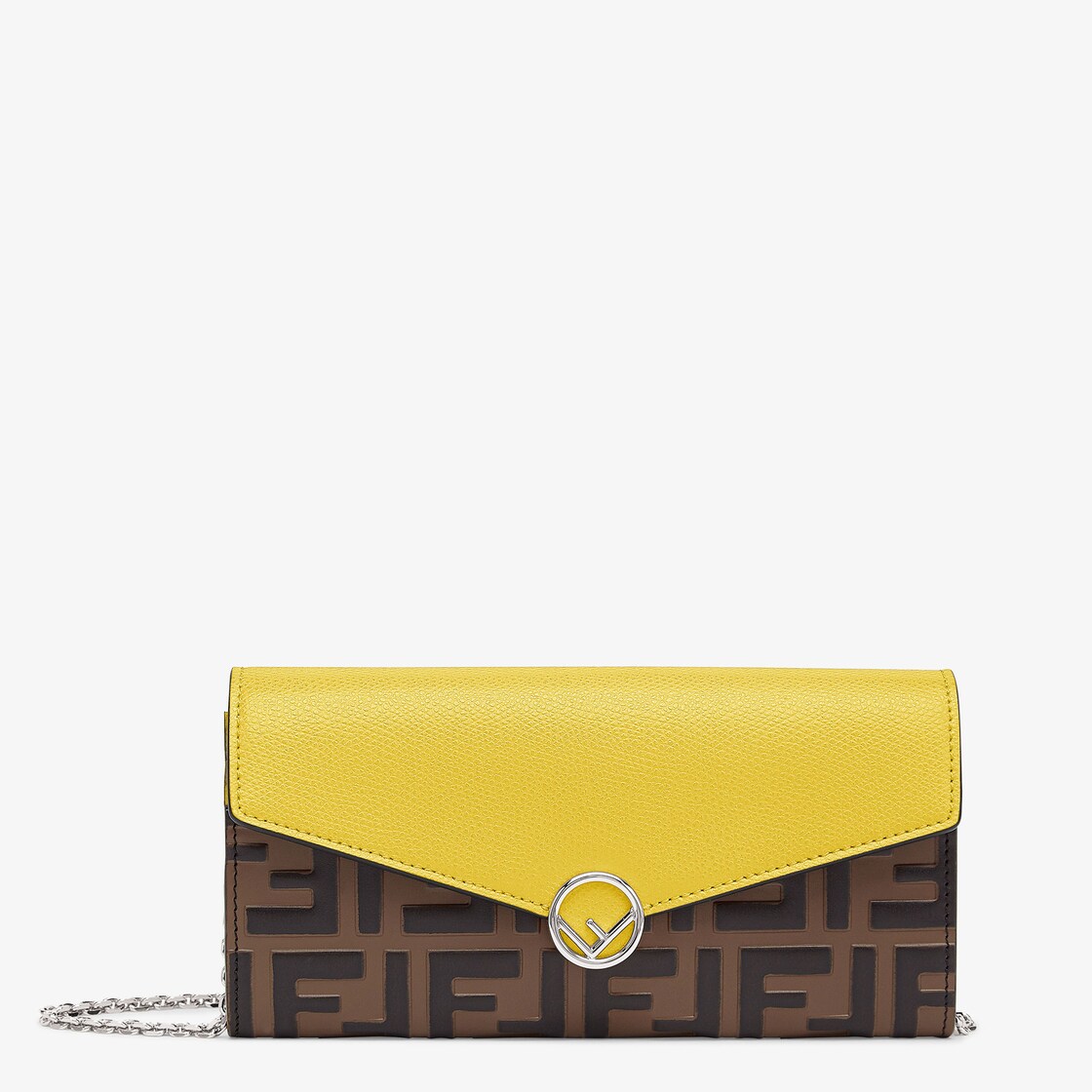 Pre-Owned Fendi Continental Wallet on Chain