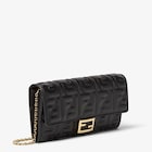 Rechteckiges Portemonnaie mit Kette Baguette
