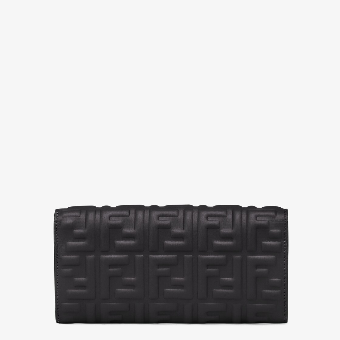 Fendi Velvet Wallet on Chain in Black