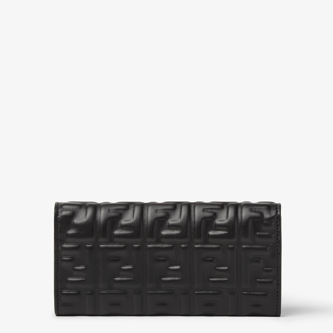 バゲット チェーン付き 長財布 レザー ブラック | Fendi バゲット チェーン付き 長財布 レザー ブラック | Fendi
