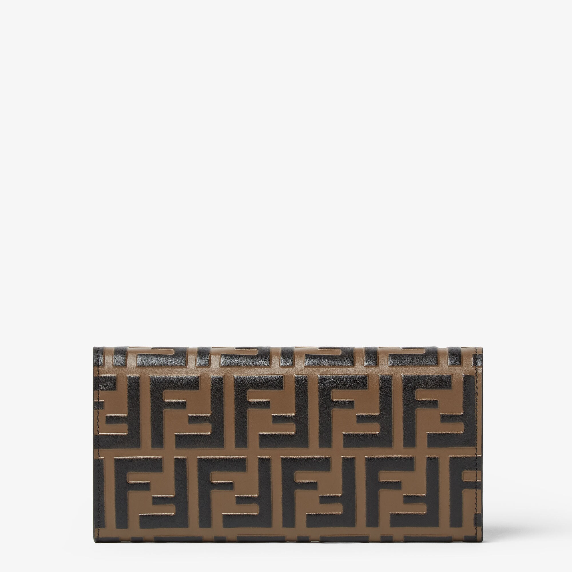 FF Diamonds Continental With Chain Leather Black | Fendi