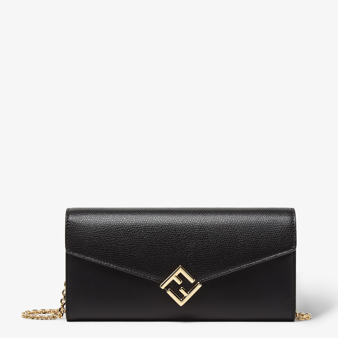 FF Diamonds Continental With Chain Leather Black - Image 1/4