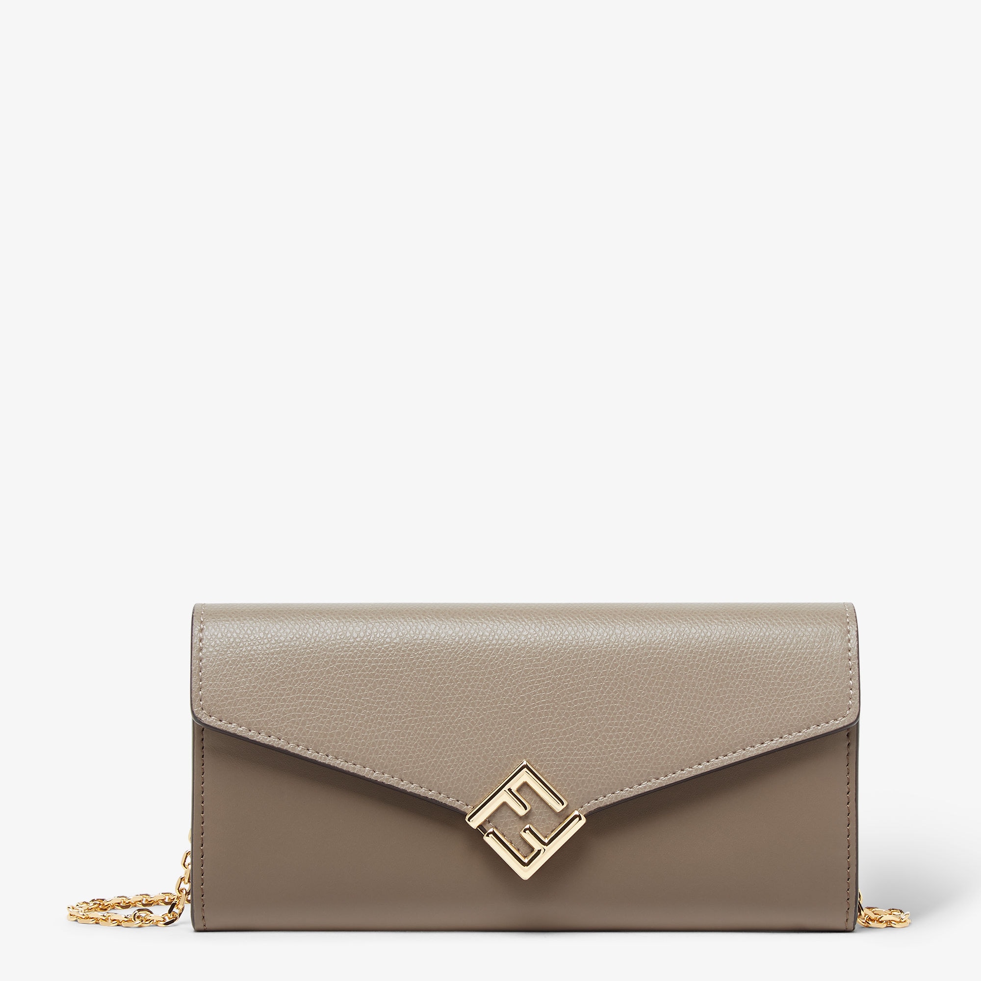 FENDI FFダイヤモンド財布 FFダイヤモンド財布 レザー グレー | Fendi
