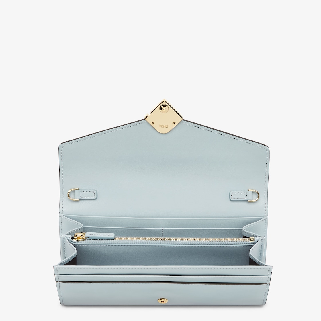 FF Diamonds Continental With Chain Leather Light blue - Image 4/4