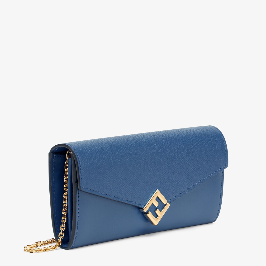 FF Diamonds Continental With Chain Leather Blue - Image 2/4