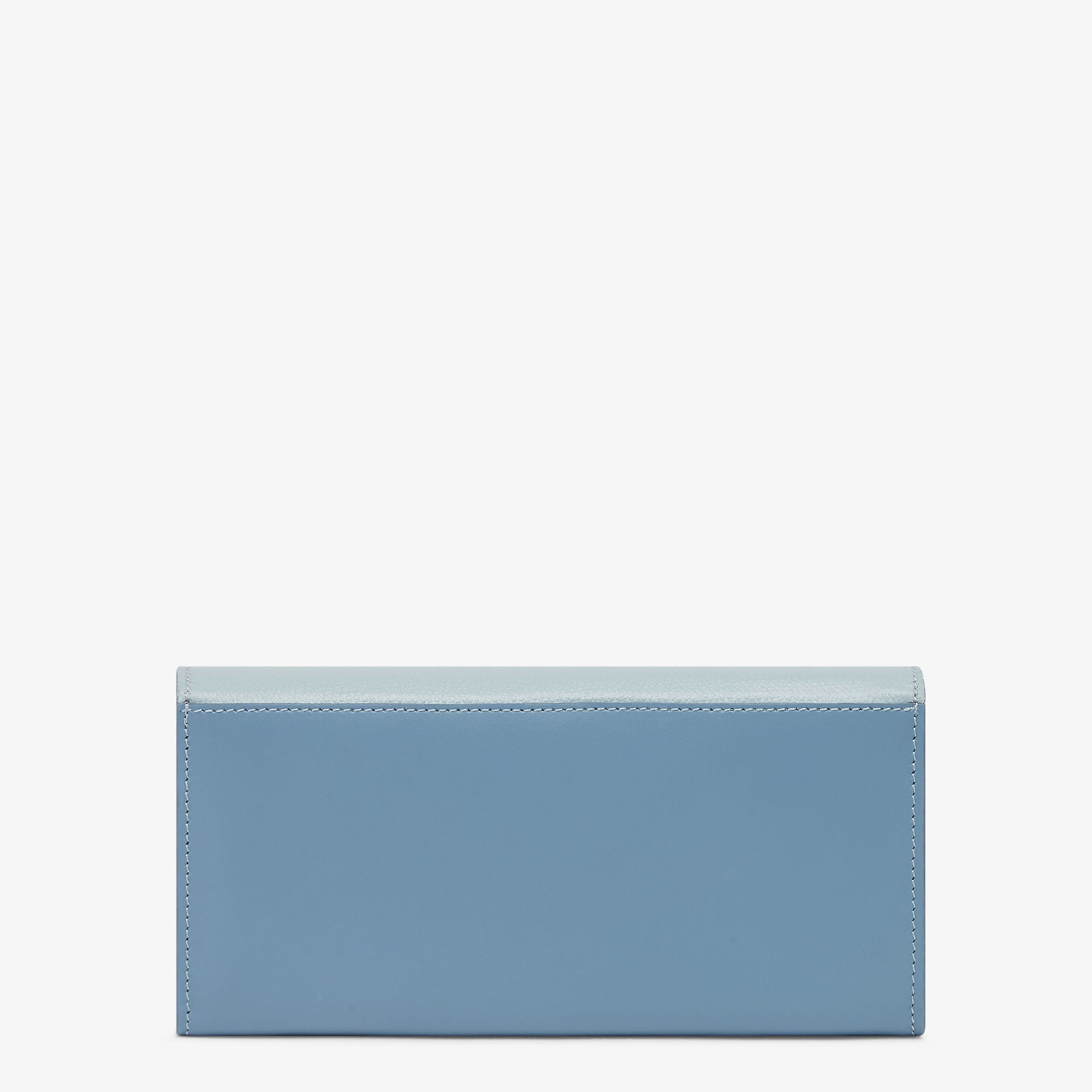 FFダイヤモンド チェーン付き 長財布 レザー ライトブルー | Fendi FFダイヤモンド チェーン付き 長財布 レザー ライトブルー | Fendi