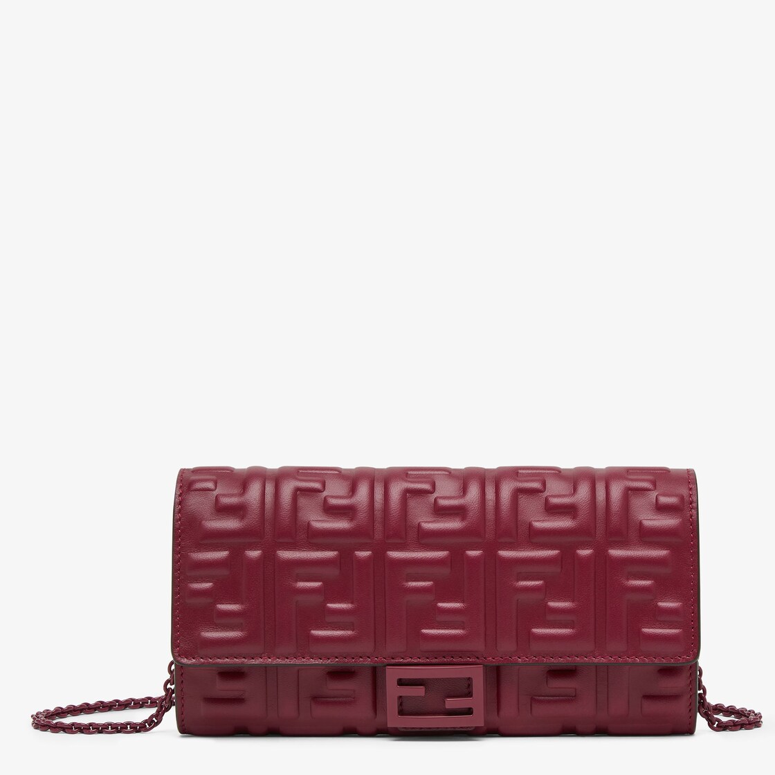 税込) FENDI コンチネンタル財布 ブラックナッパレザー フェンディ