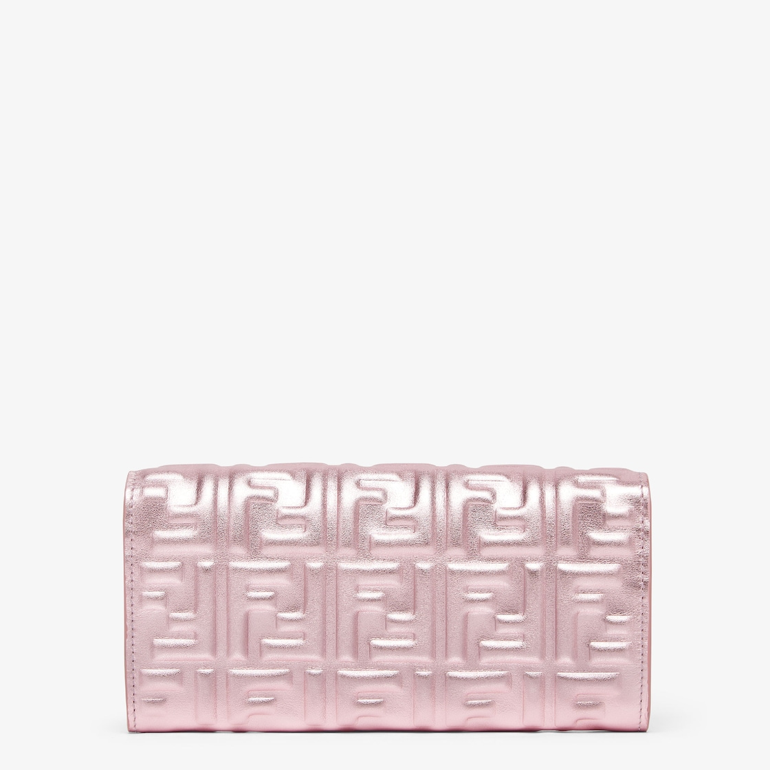 Baguette Continental Wallet With Chain Leather Pink | Fendi Baguette Continental Wallet With Chain Leather Pink | Fendi
