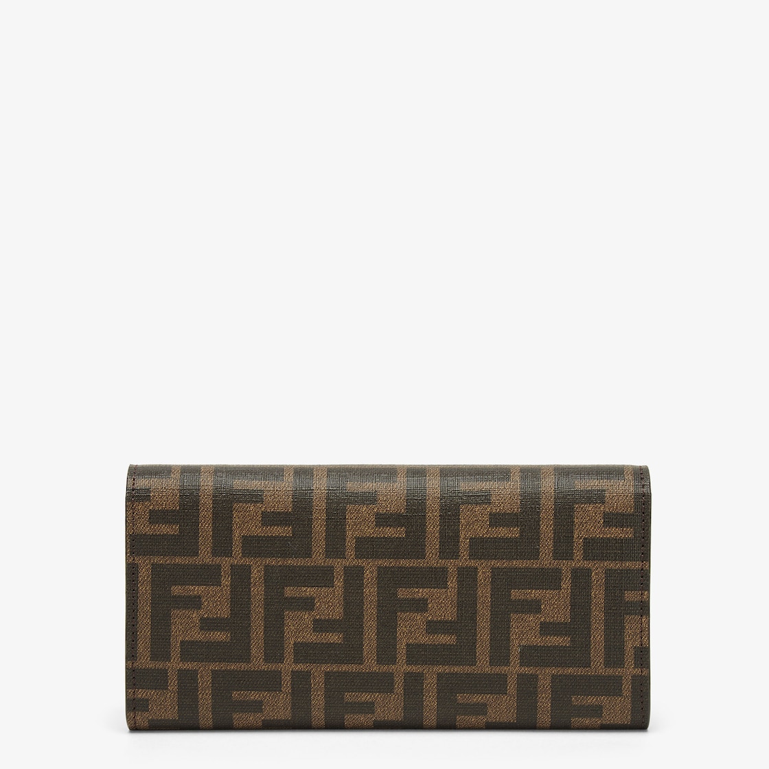 Fendi Continental With Chain Fabric Brown - Image 3/4