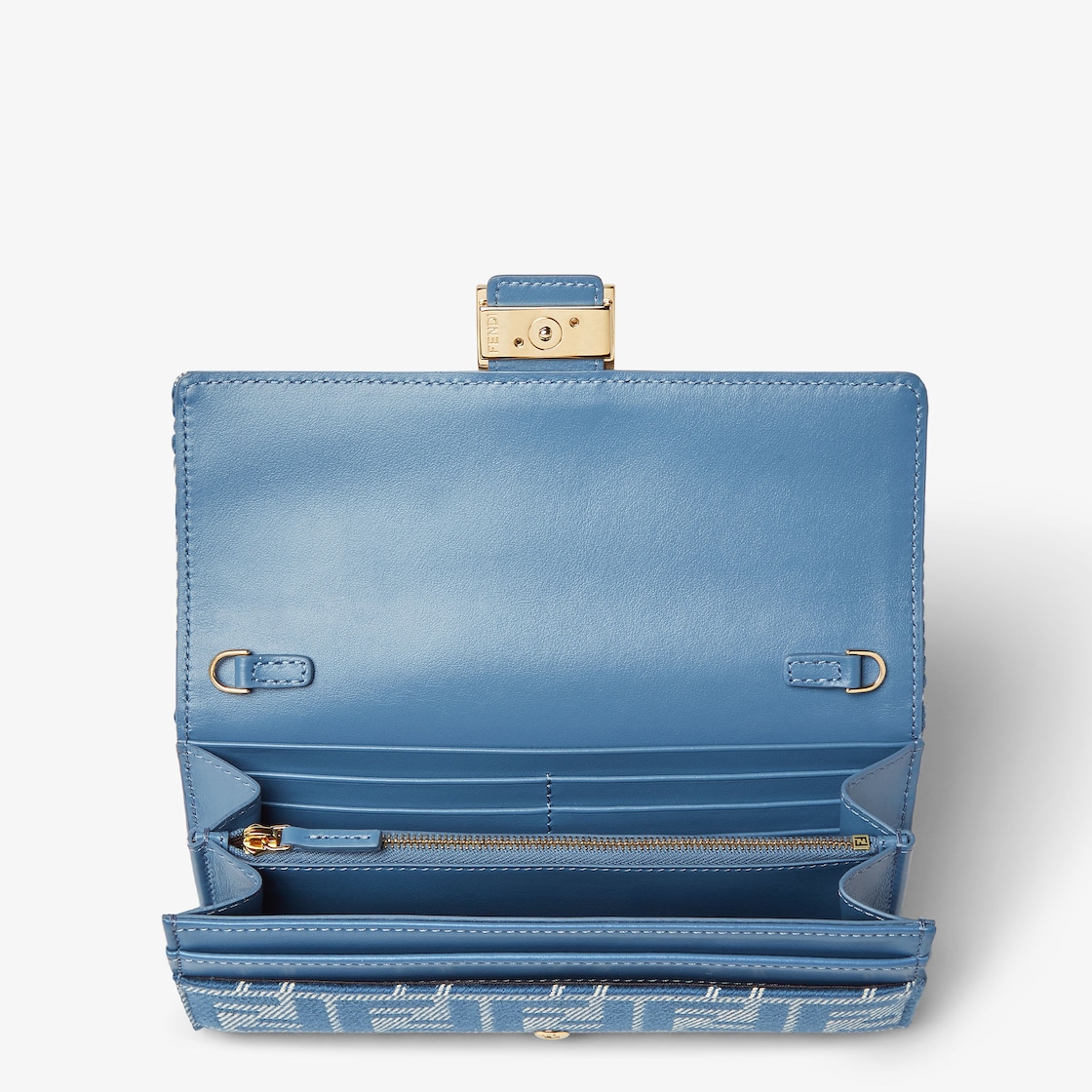 Portefeuille continental Baguette avec chaîne