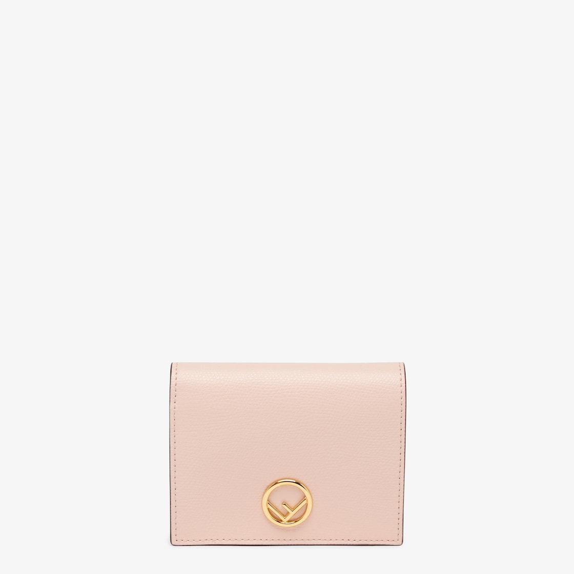 Bifold - Pink leather compact wallet | Fendi