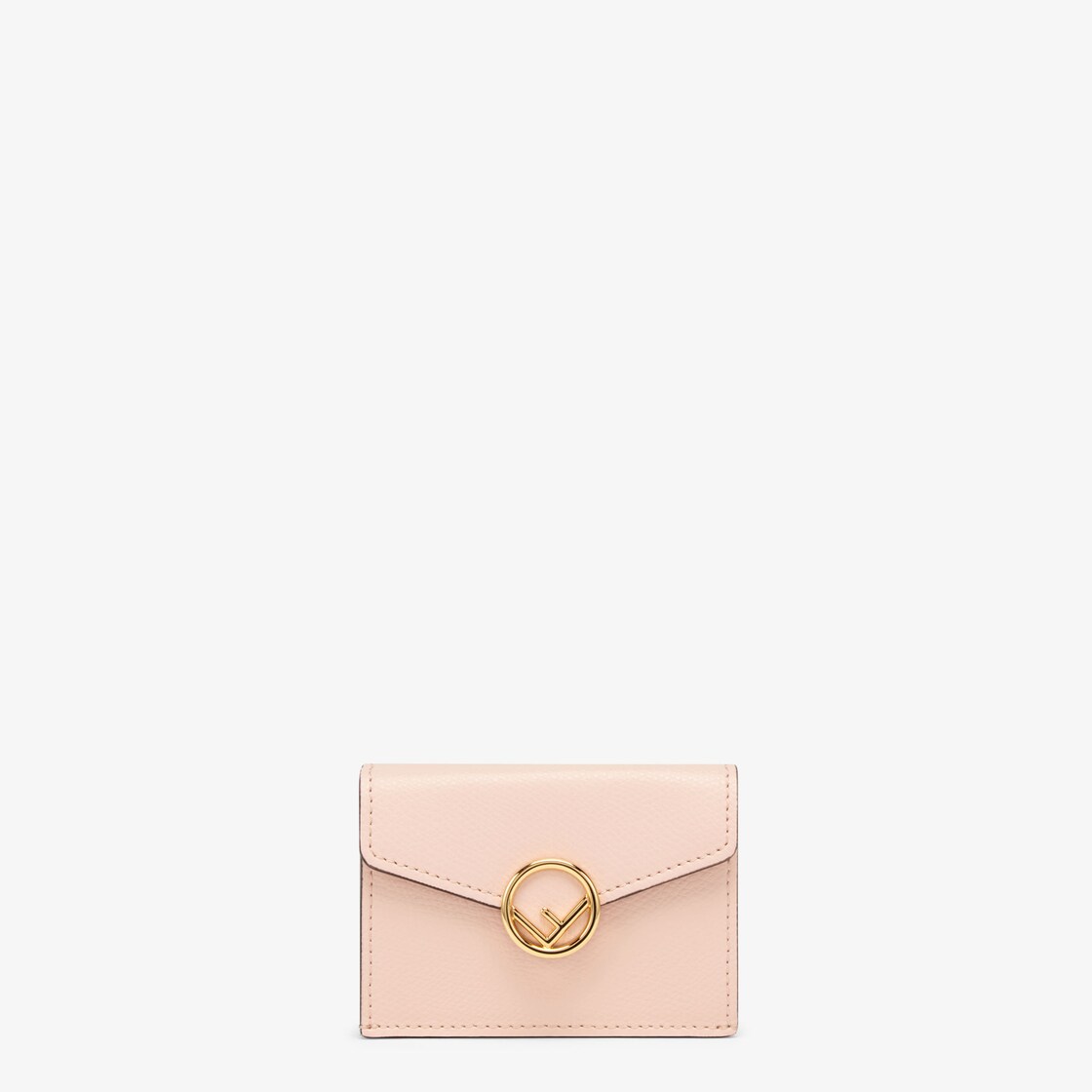 Micro Trifold - Pink leather wallet | Fendi