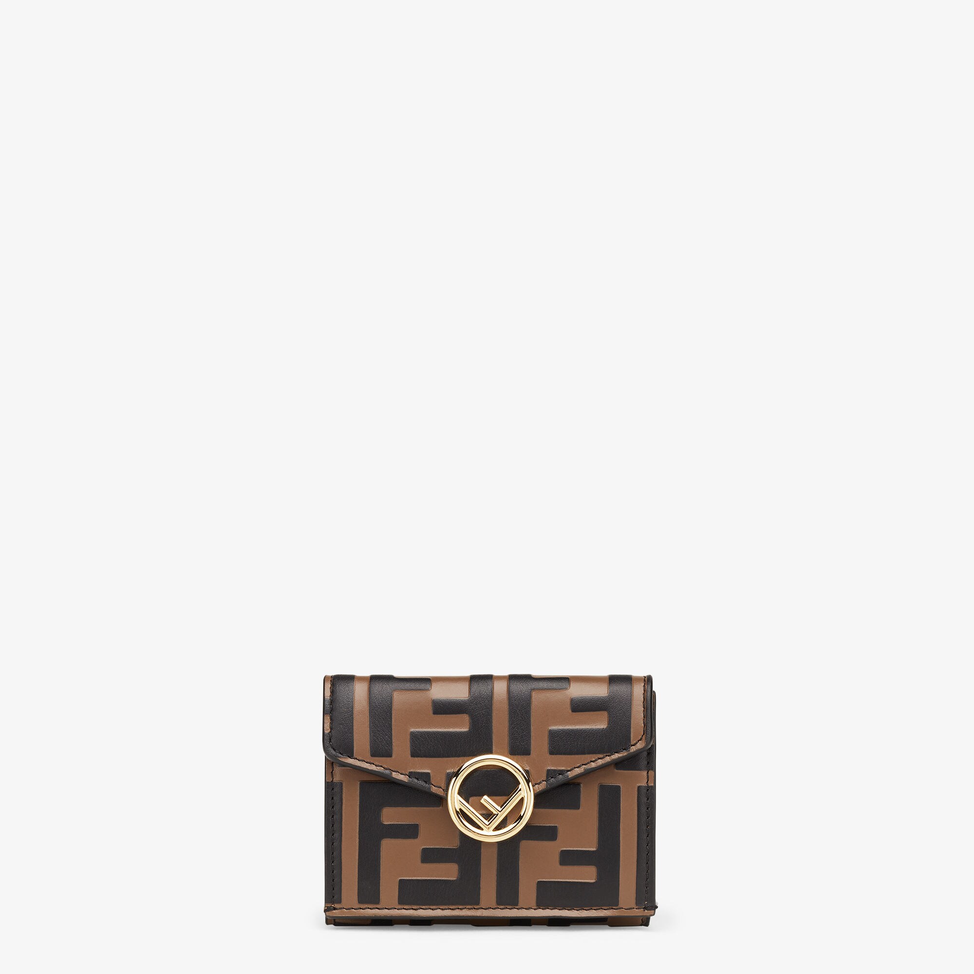 Micro Trifold Leather Black | Fendi