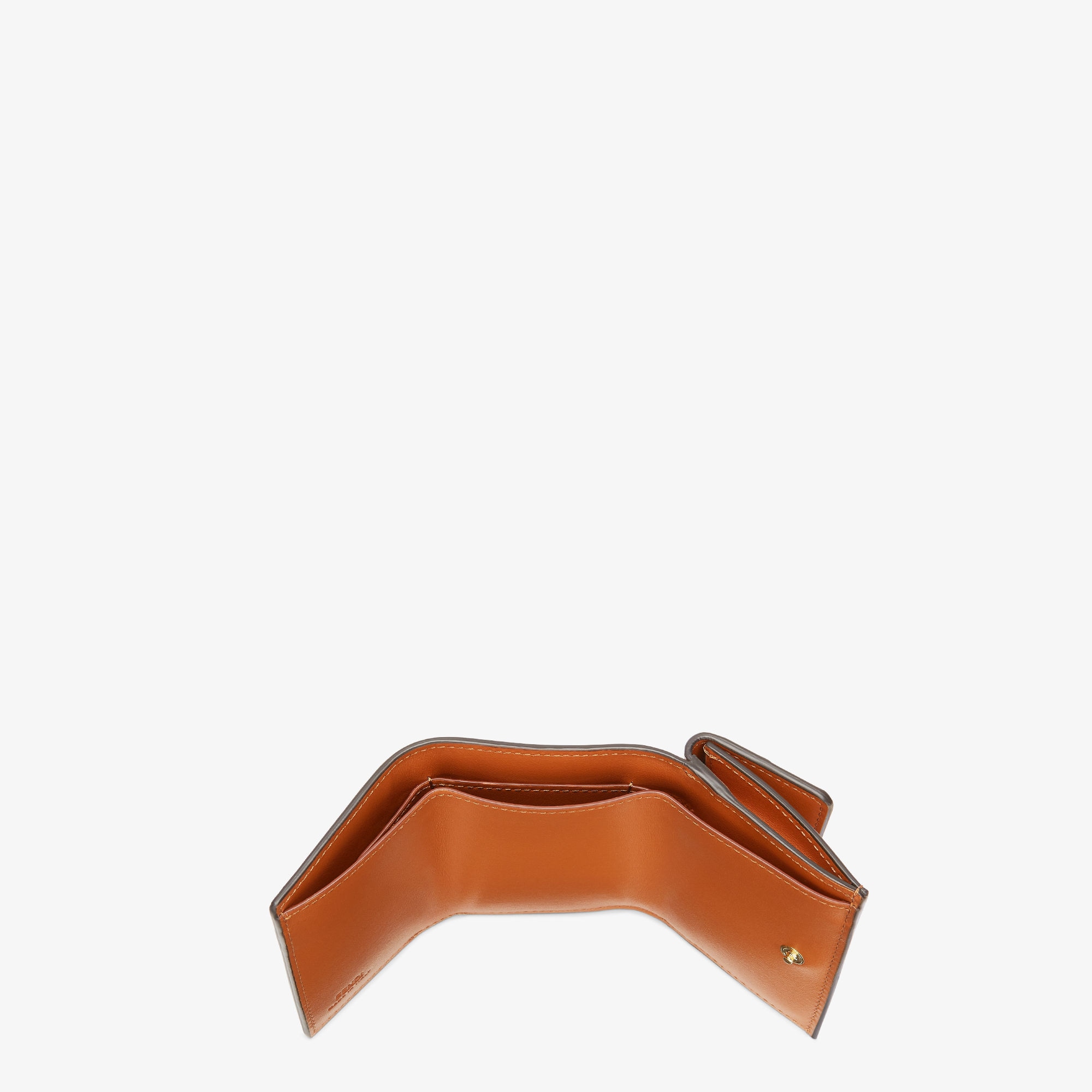 FENDI ROMAマイクロ 三つ折り財布 レザー ブラウン | Fendi FENDI ROMAマイクロ 三つ折り財布 レザー ブラウン | Fendi
