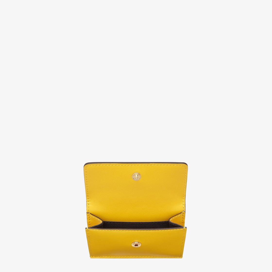 Fendi Roma Micro Trifold Leather Yellow - Image 2/4