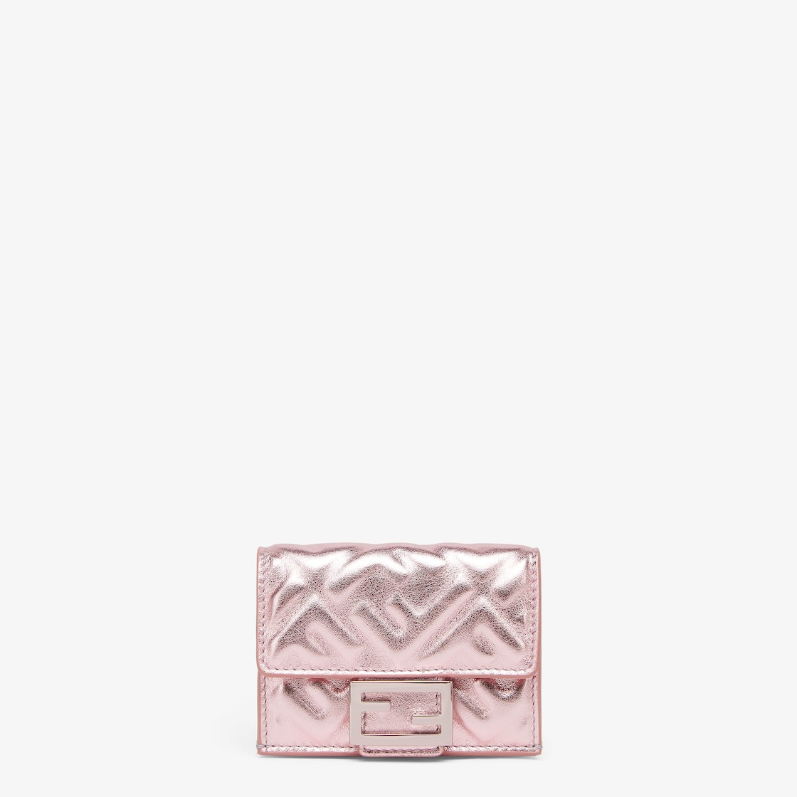 Baguette Micro Trifold Leather Pink | Fendi Baguette Micro Trifold Leather Pink | Fendi
