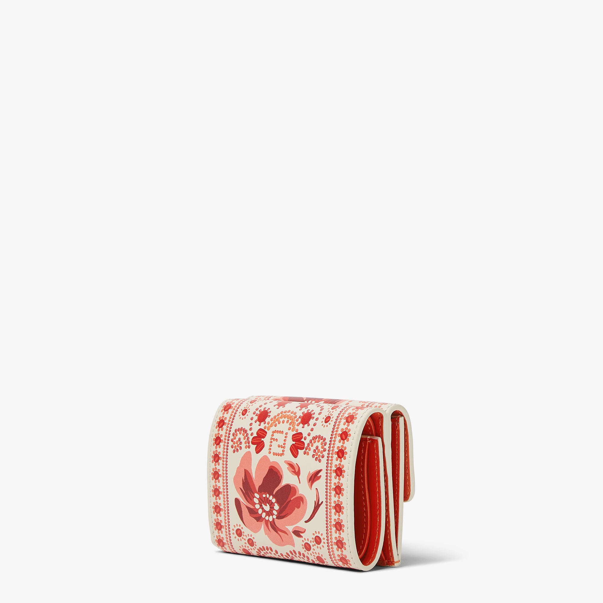 FENDI｜HALF-LENGTH WALLETS (]FF Jacquard Micro Tri-fold Micro Trifold Fabric Brown | Fendi