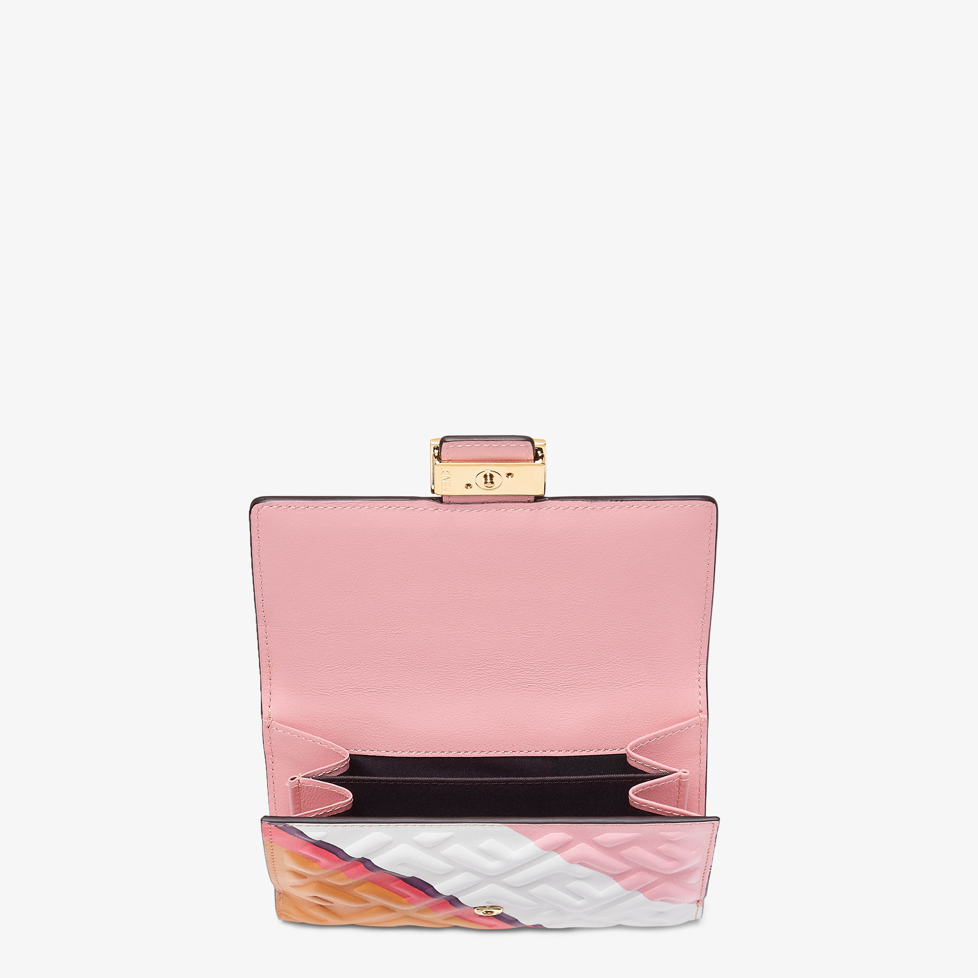未使用 》フェンディ FENDI 財布 ピンク 二つ折り財布 買い正規店
