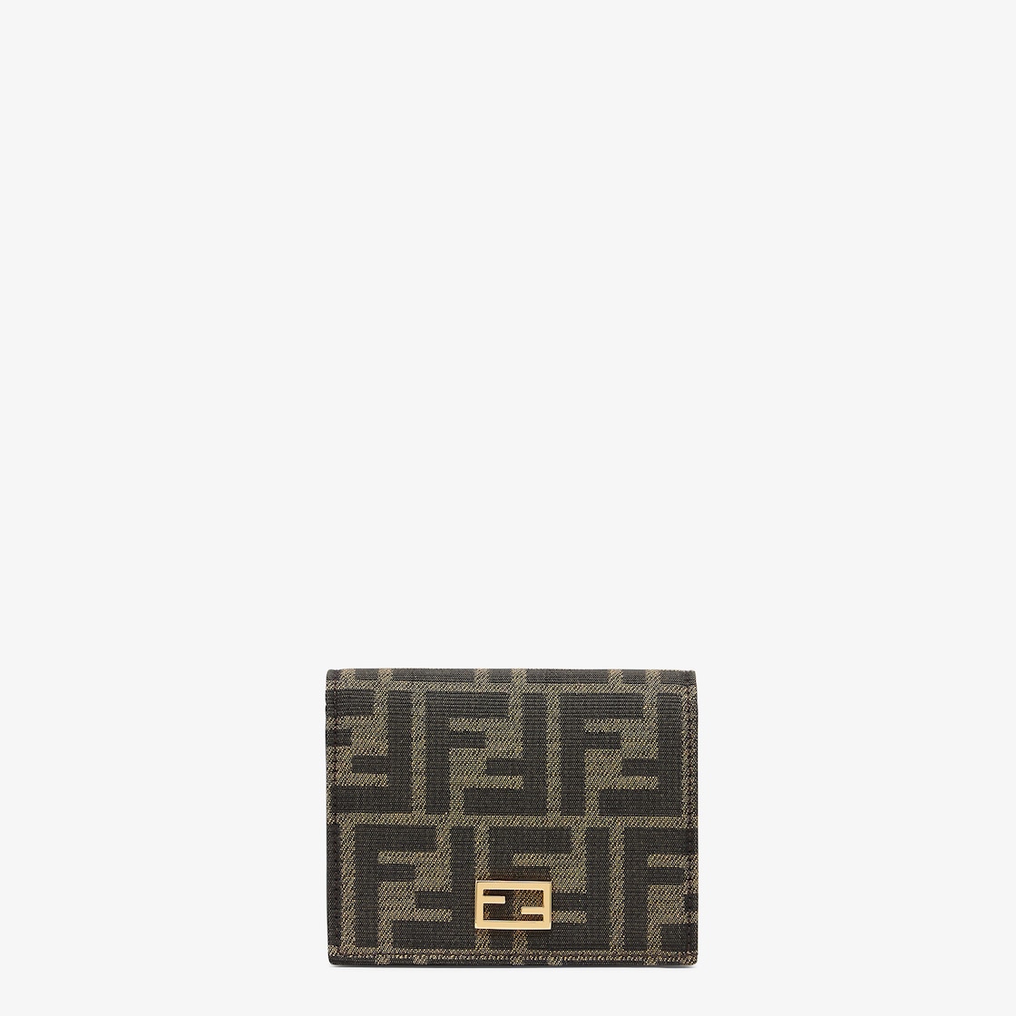 財布 スモール - ブラウンファブリック財布 | Fendi