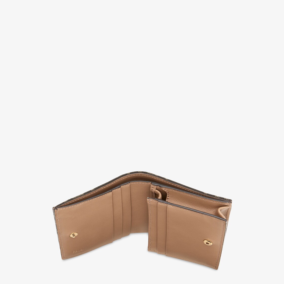 Small Wallet - Brown fabric wallet | Fendi