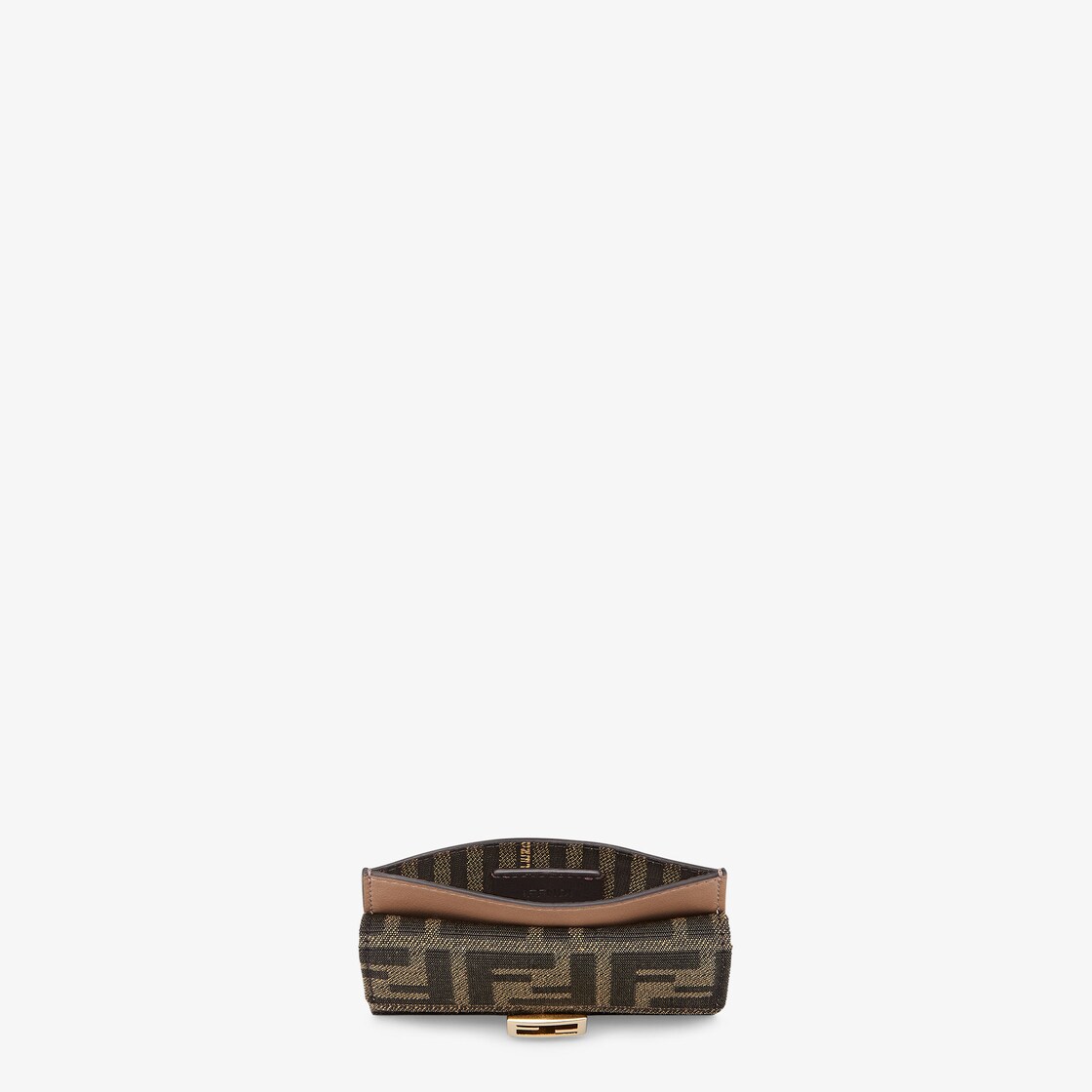 Card holder - Brown fabric card holder | Fendi