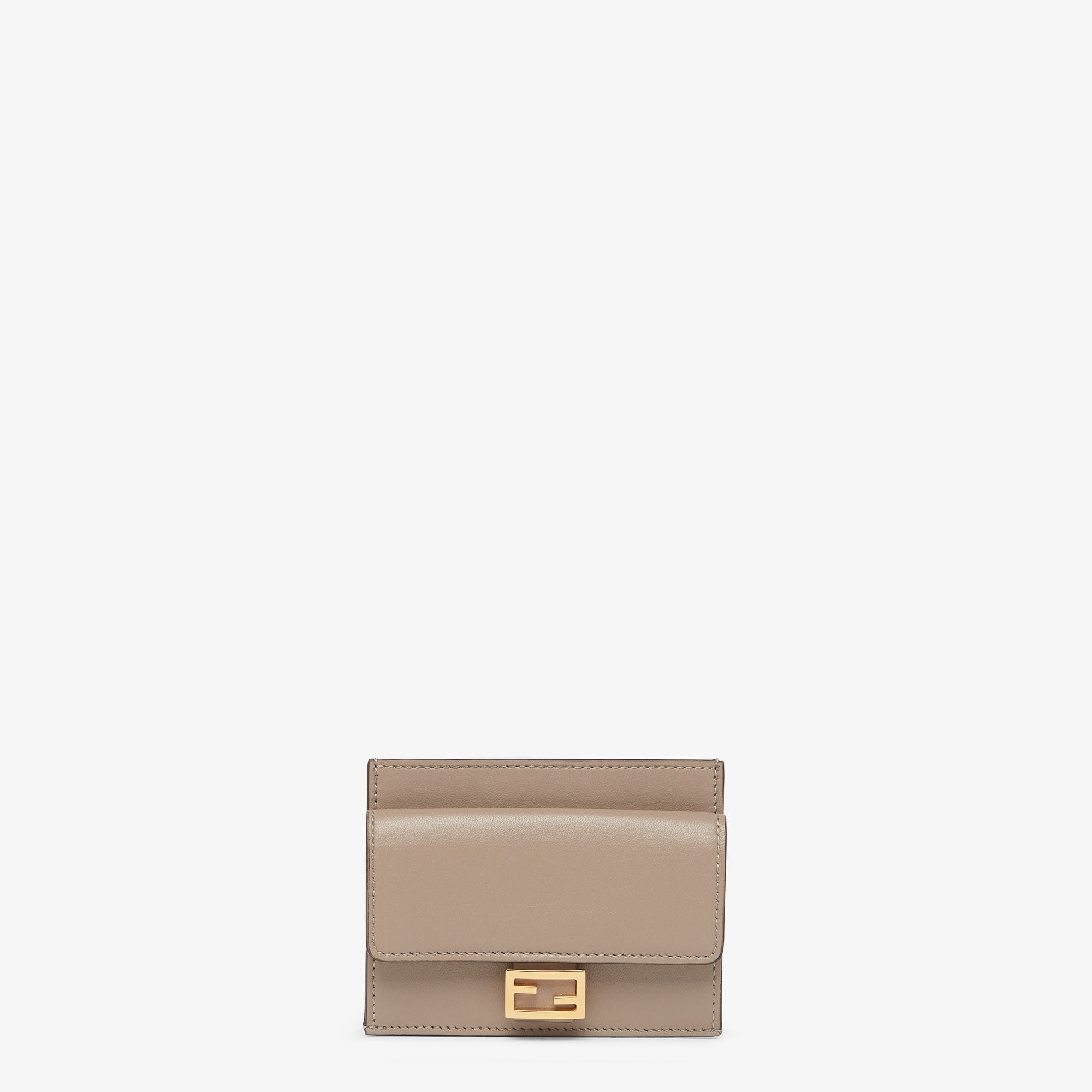 Baguette Card Holder Fabric Gray | Fendi