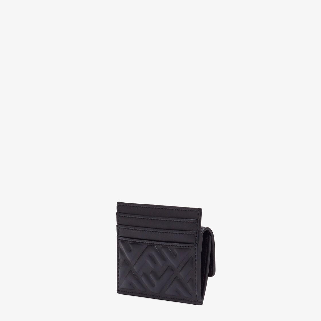 Baguette Card Holder Leather Black - Image 3/4