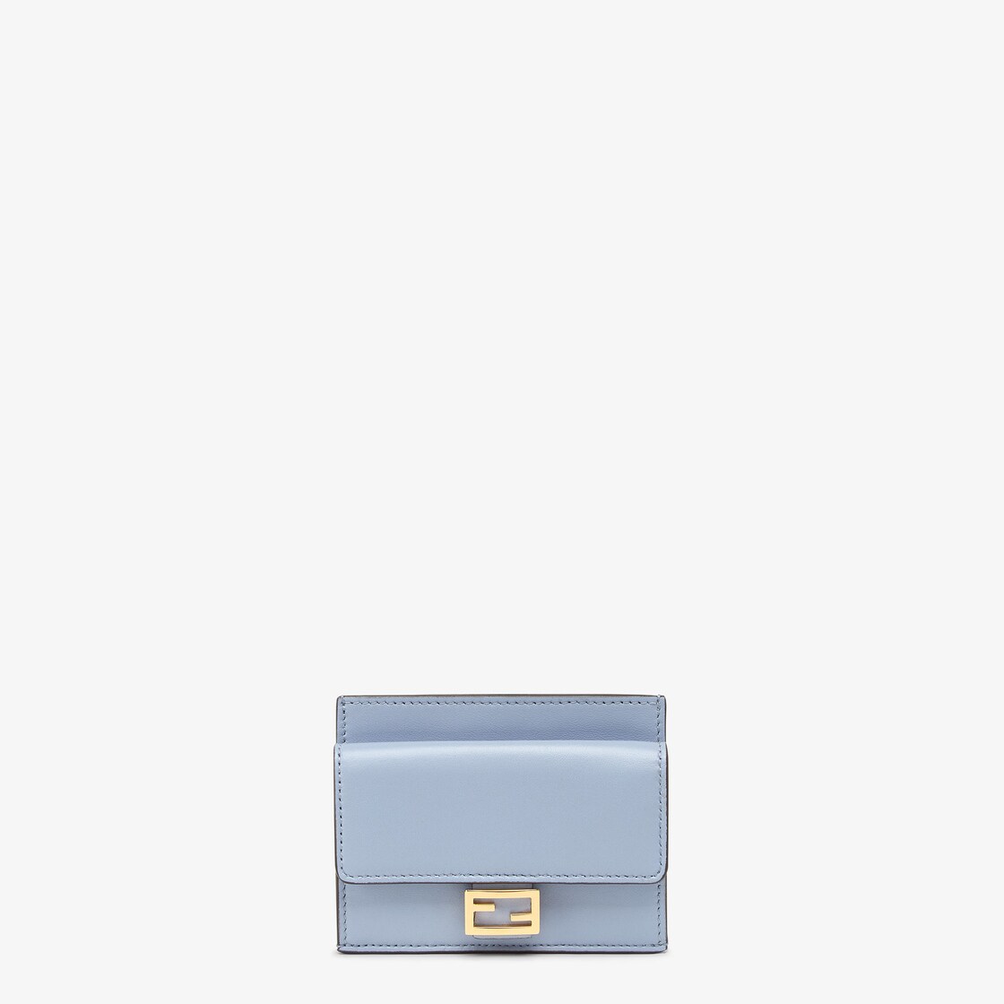 バゲット カードケース - ライトブルーナッパレザー カードケース | Fendi