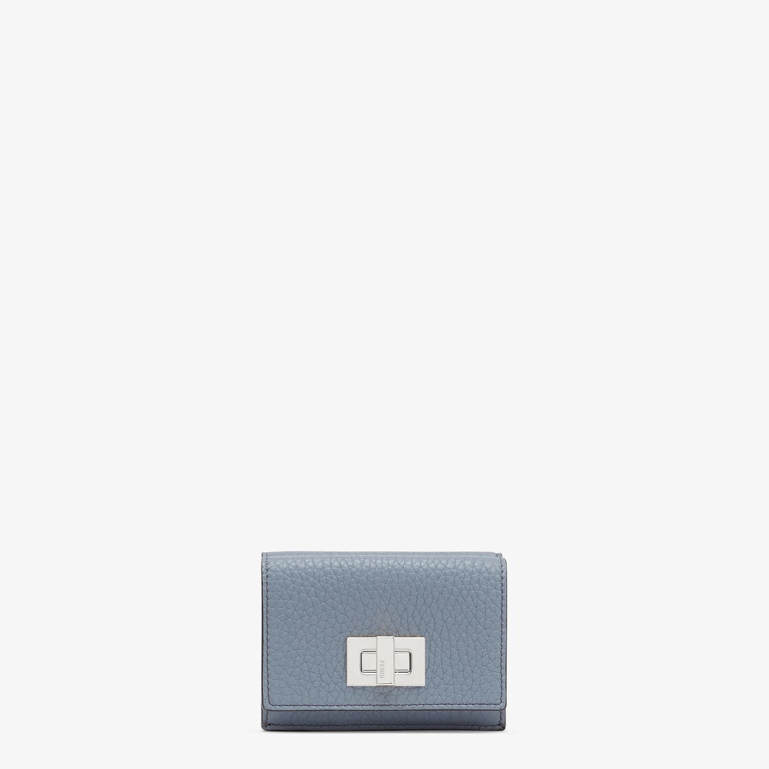 ピーカブー マイクロ 三つ折り財布 - ブルーレザー 財布 | Fendi