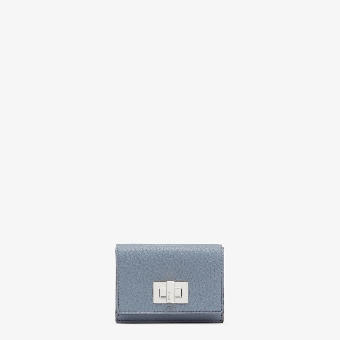 ピーカブー マイクロ 三つ折り財布 レザー ブルー | Fendi ピーカブー マイクロ 三つ折り財布 レザー ブルー | Fendi