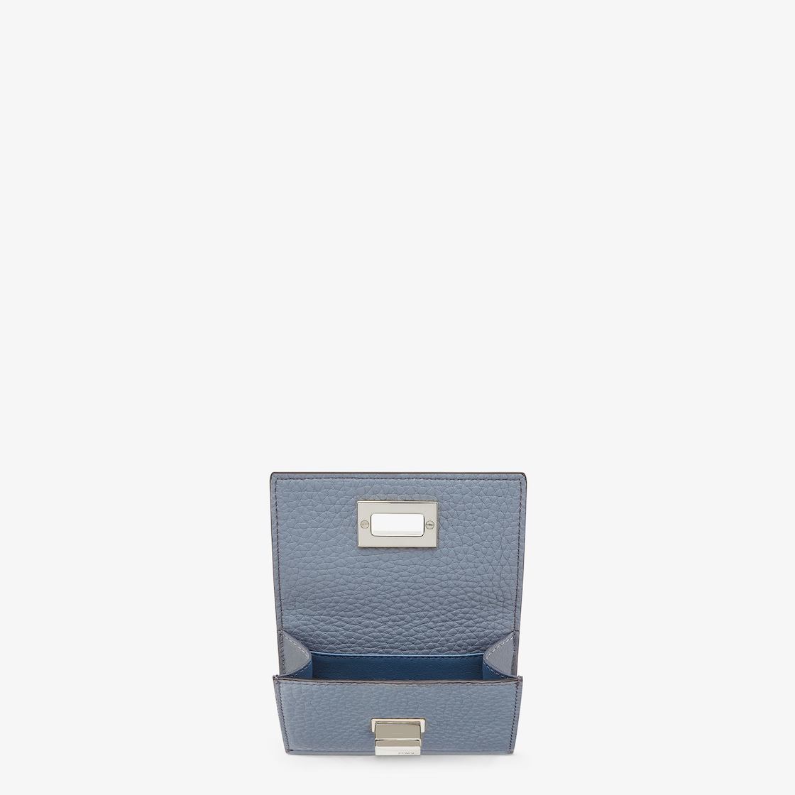 ピーカブー マイクロ 三つ折り財布 レザー ブルー | Fendi ピーカブー マイクロ 三つ折り財布 レザー ブルー | Fendi