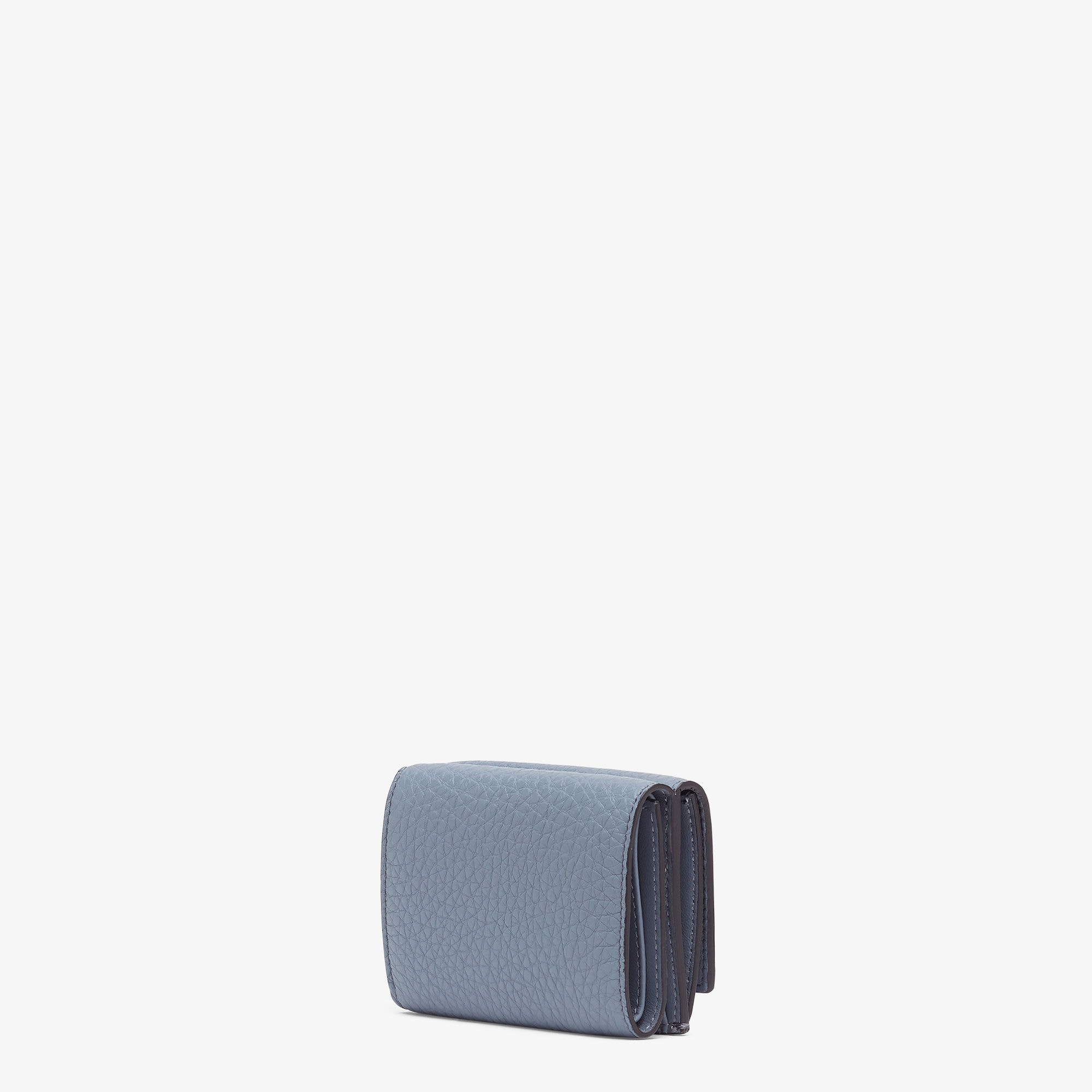 ピーカブー マイクロ 三つ折り財布 レザー ブルー | Fendi